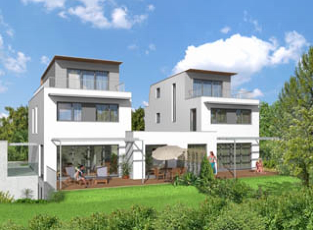 A duet of town villas