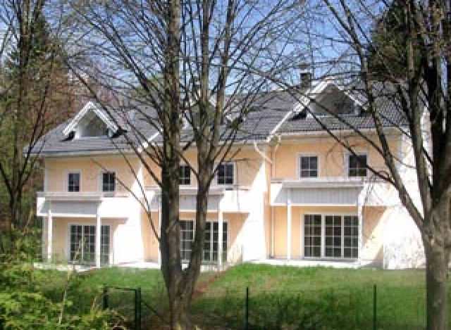 Terraced houses in the town centre