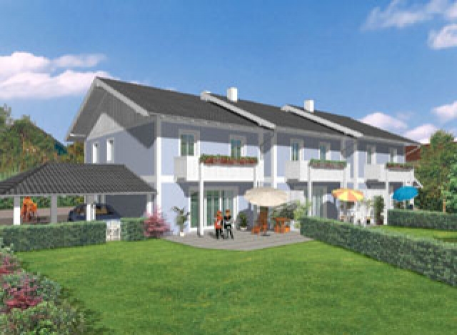 Terraced houses with a high quality of living